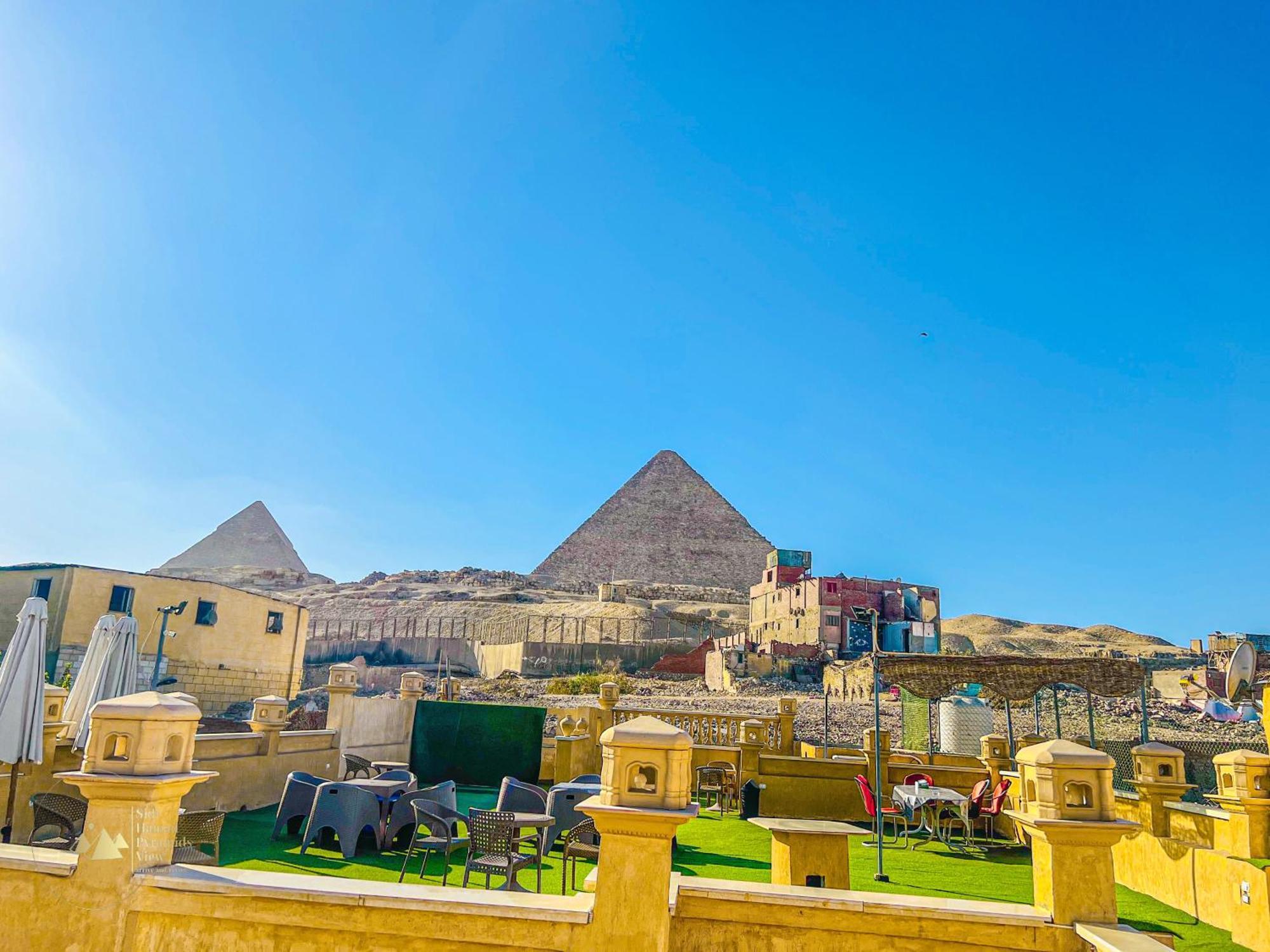 Sidi Hamad Pyramids View Hotel Kafret el-Gabal Buitenkant foto