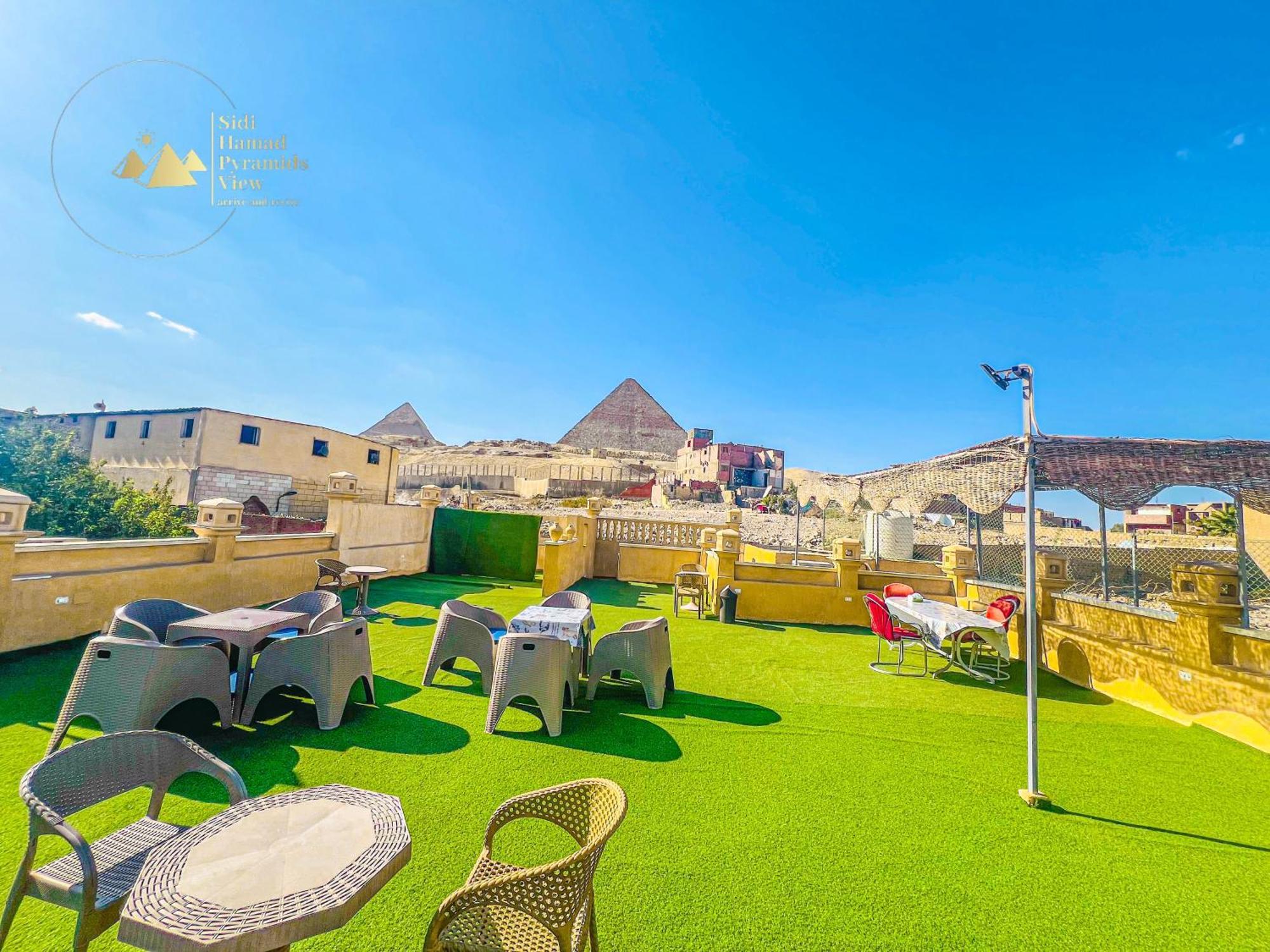 Sidi Hamad Pyramids View Hotel Kafret el-Gabal Buitenkant foto
