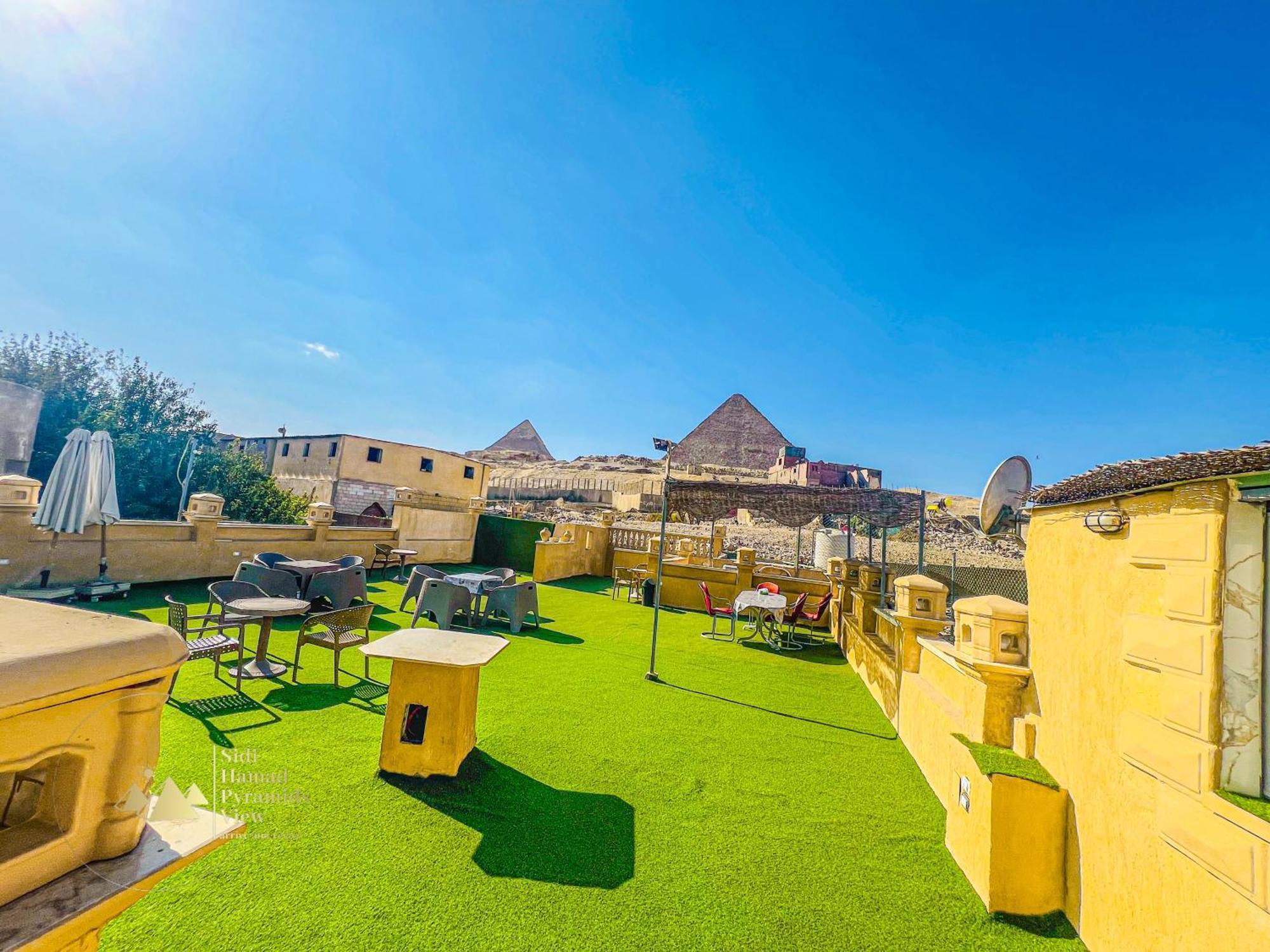Sidi Hamad Pyramids View Hotel Kafret el-Gabal Buitenkant foto